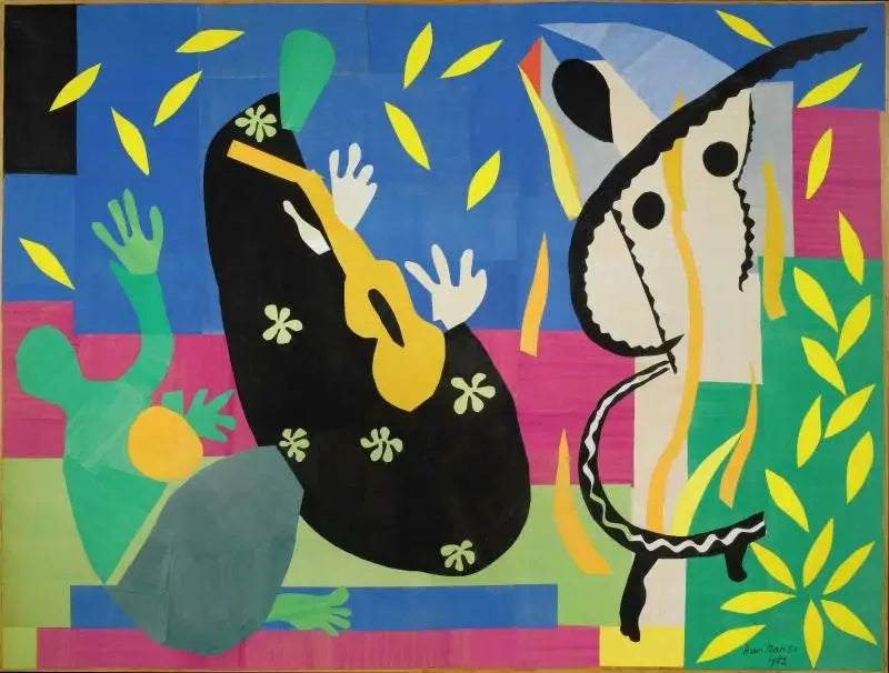 La Tristesse du roi - Henri Matisse image 1 copie de tableau peinte à la main