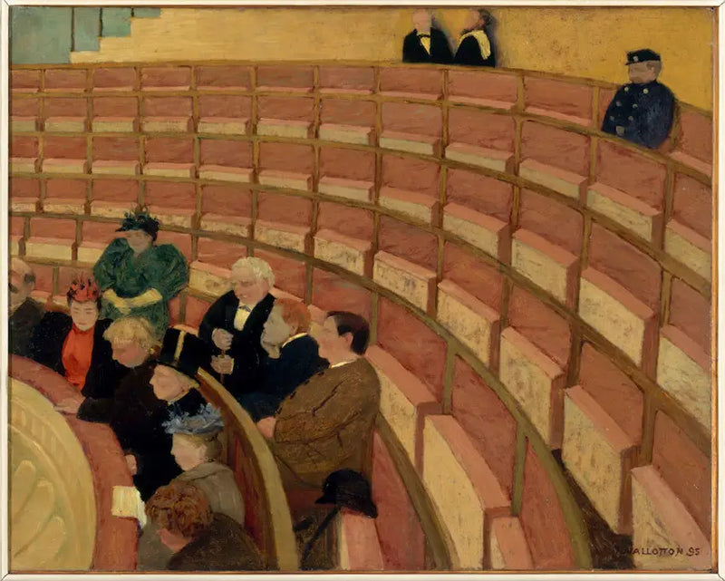 Die dritte Galerie des Theaters vom Châtelet - Félix Vallotton