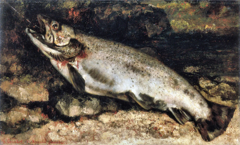 Die Forelle - Gustave Courbet