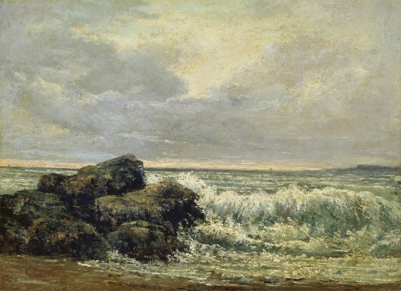 Die Welle - Gustave Courbet