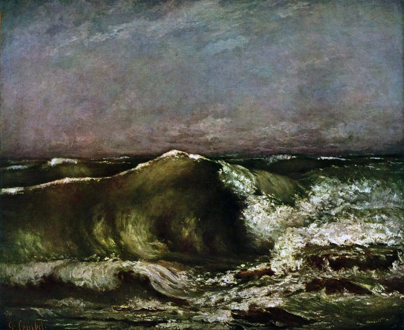 Die Welle - Gustave Courbet
