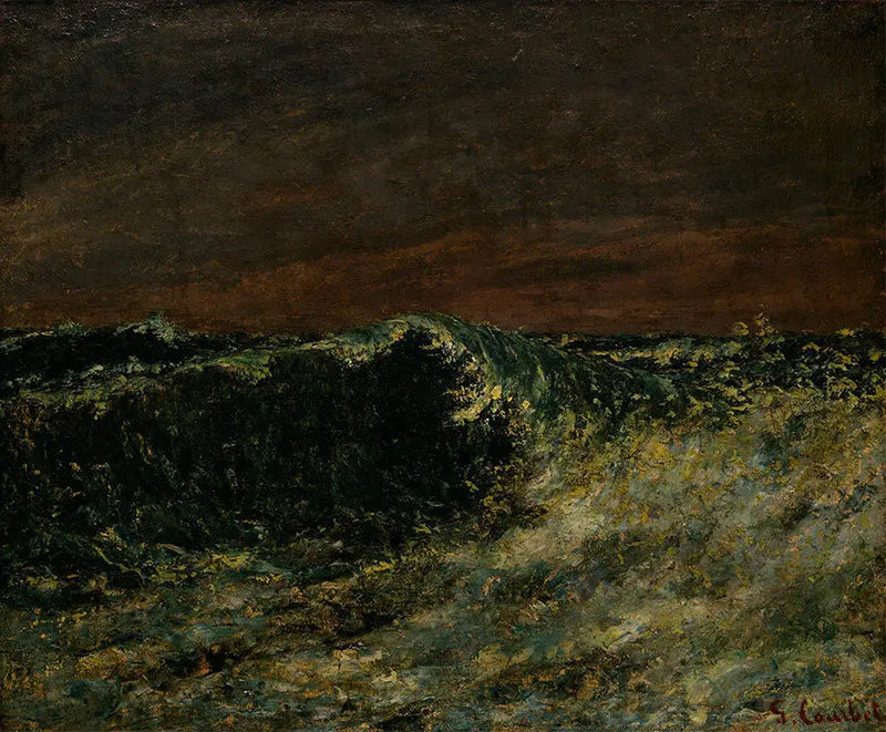 Die Welle - Gustave Courbet