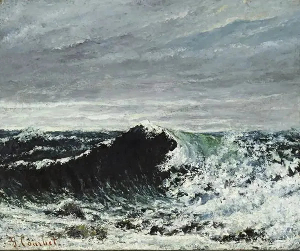 Die Welle - Gustave Courbet