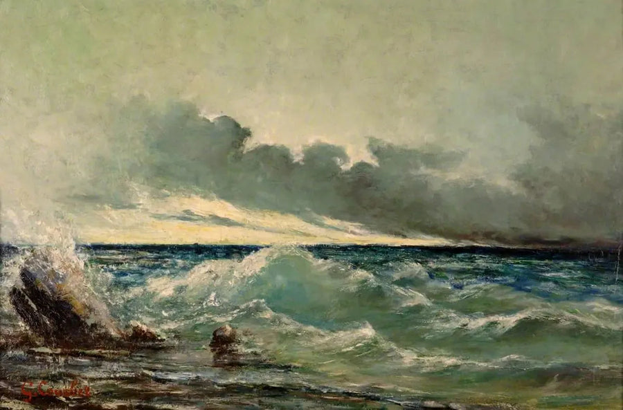 Die Welle - Gustave Courbet