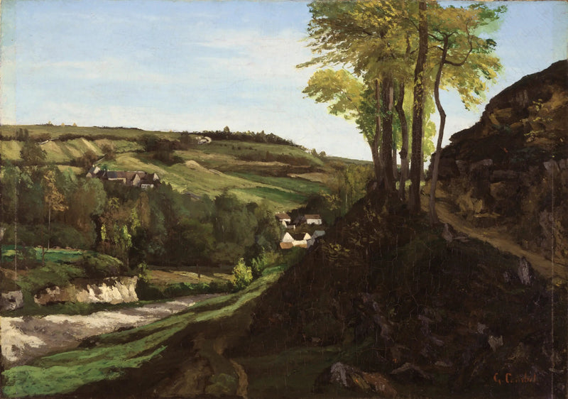 Das Tal von Ornans - Gustave Courbet