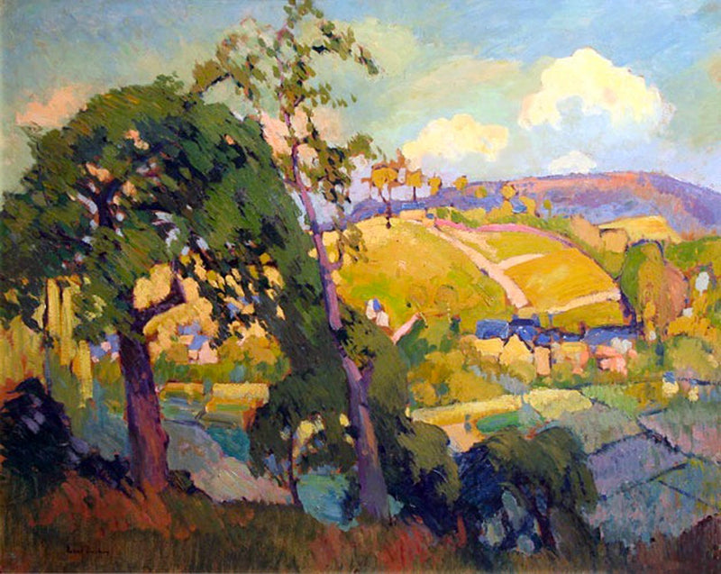 Das Tal von Blainville-Crevon - Robert Antoine Pinchon
