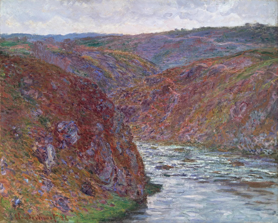 Das Creuse-Tal (grauer Tag) - Claude Monet