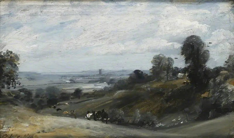 Das Tal von Dedham von Langham - John Constable