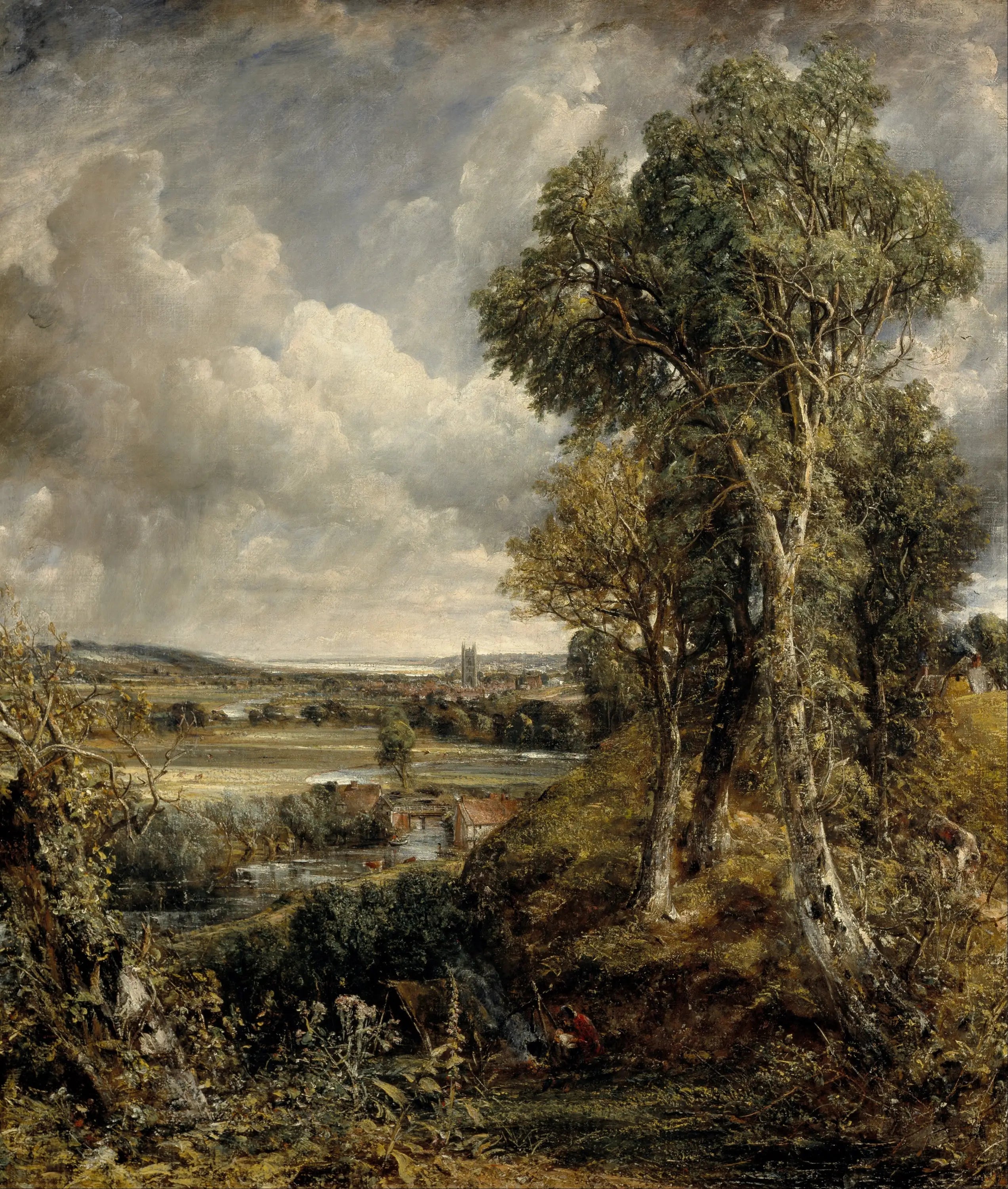La vallée de Dedham - John Constable image 1 copie de tableau peinte à la main