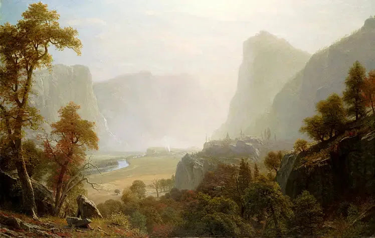 Das Tal von Hetch-Hetchy, Kalifornien - Albert Bierstadt