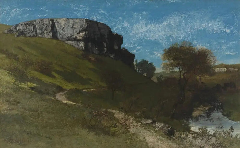 Das Tal der Loue - Gustave Courbet