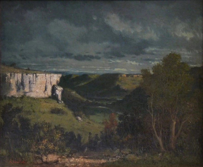 Das Tal der Loue, Sturmzeit - Gustave Courbet