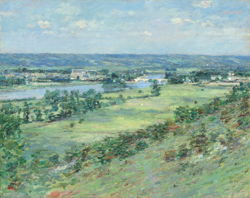 Das Tal der Seine, die Hügel von Giverny - Theodore Robinson