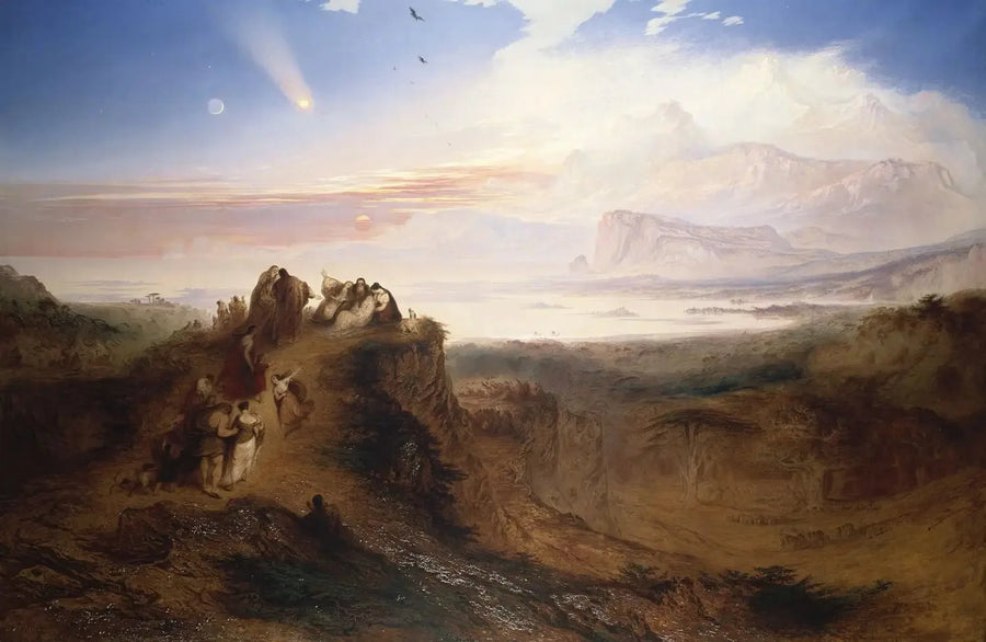 Die Nacht vor der Sintflut - John Martin
