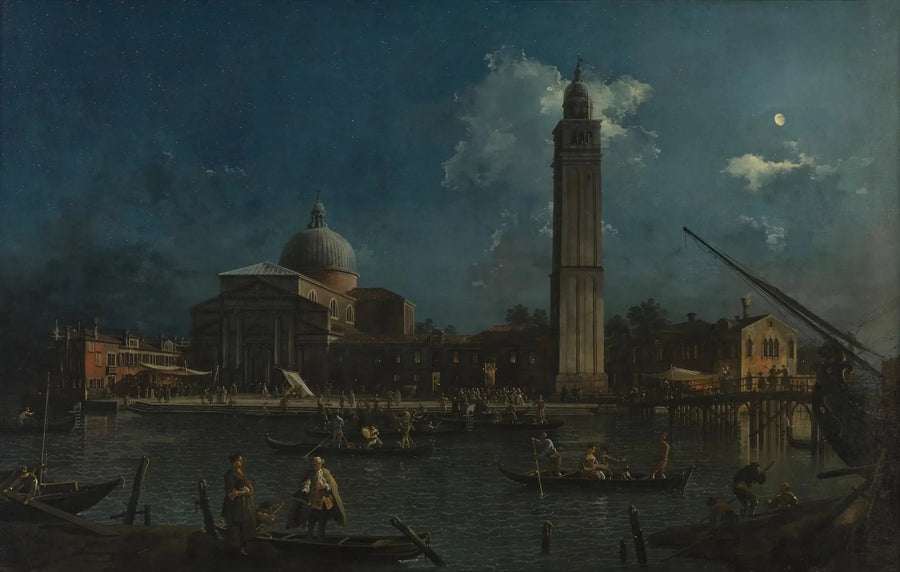Die nächtliche Wache in San Pietro di Castello - Canaletto