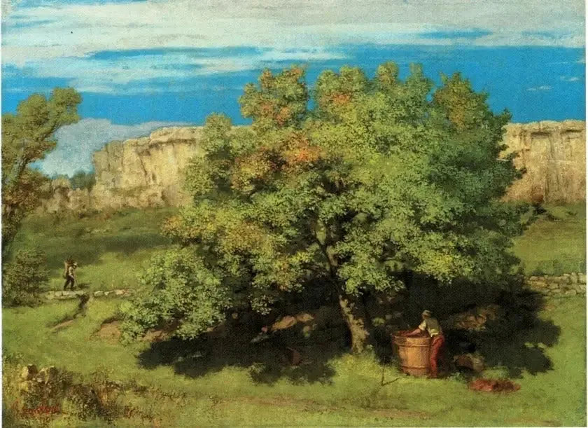 Die Traubenlese in Ornans, unter dem Roche-du-Mont - Gustave Courbet