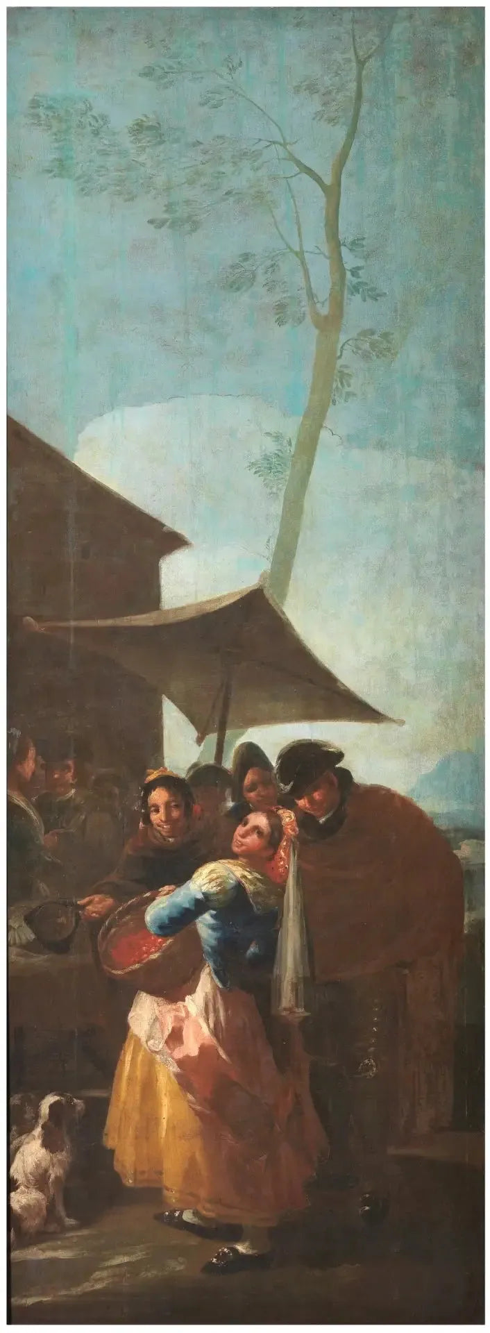 La Vendeuse de cenelle - Francisco de Goya image 1 copie peinte à la main à l’huile