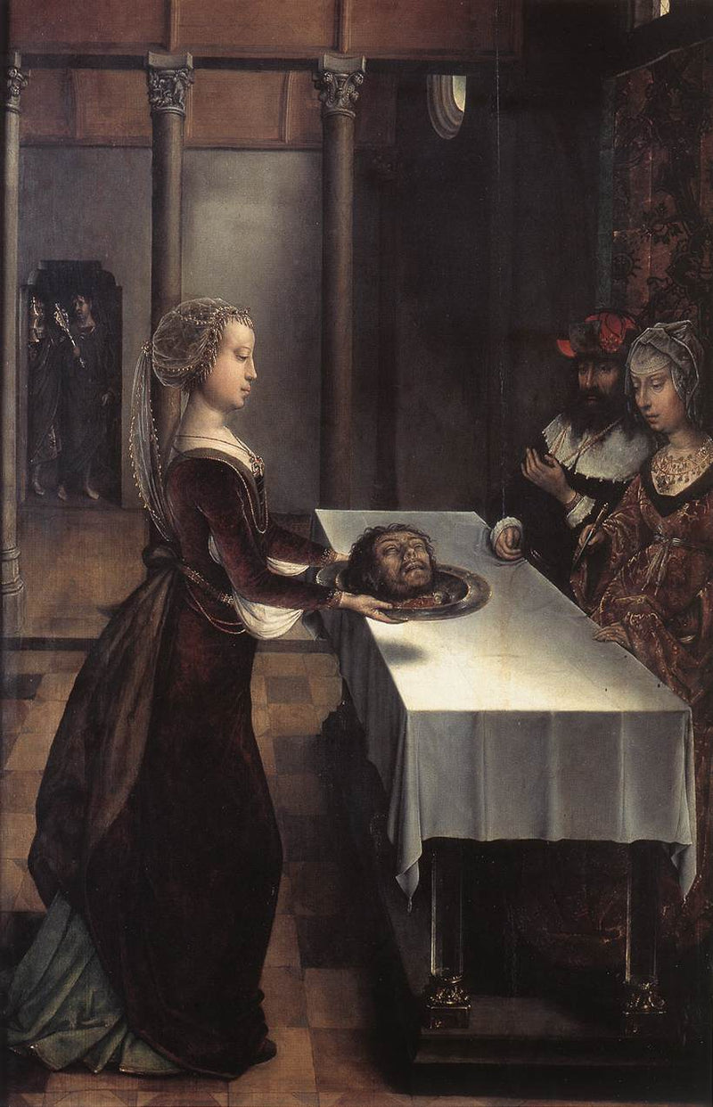 Die Rache der Herodias - Juan de Flandes