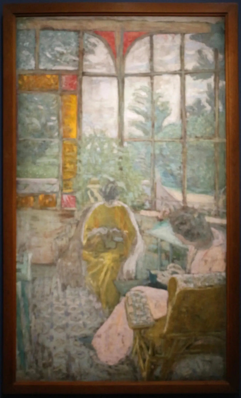 La Véranda du Coadigou an Loctudy, Marcelle Aron und Marthe Mellot - Édouard Vuillard