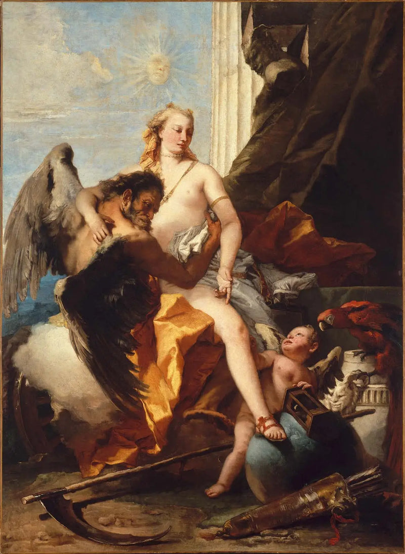 Die Wahrheit enthüllt durch die Zeit - Giovanni Battista Tiepolo