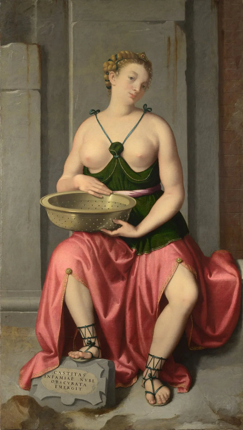 Die Vestalin Tuccia - Giovanni Battista Moroni