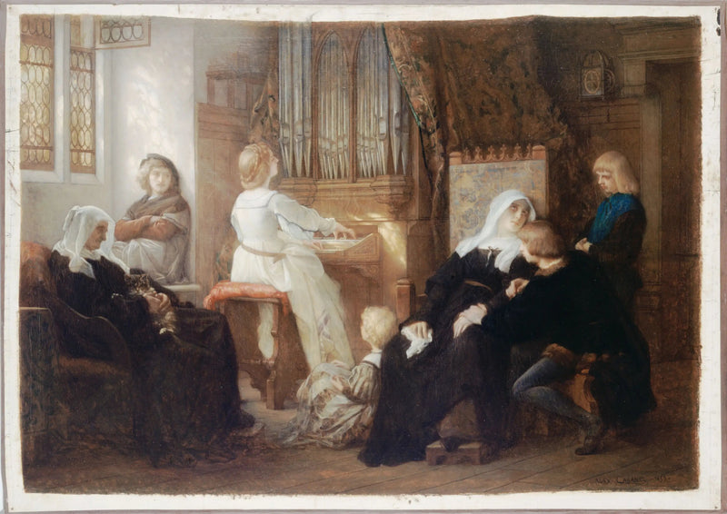 Die Witwe des Kapellmeisters - Alexandre Cabanel