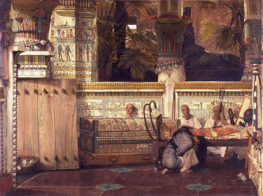 Die ägyptische Witwe - Lawrence Alma-Tadema