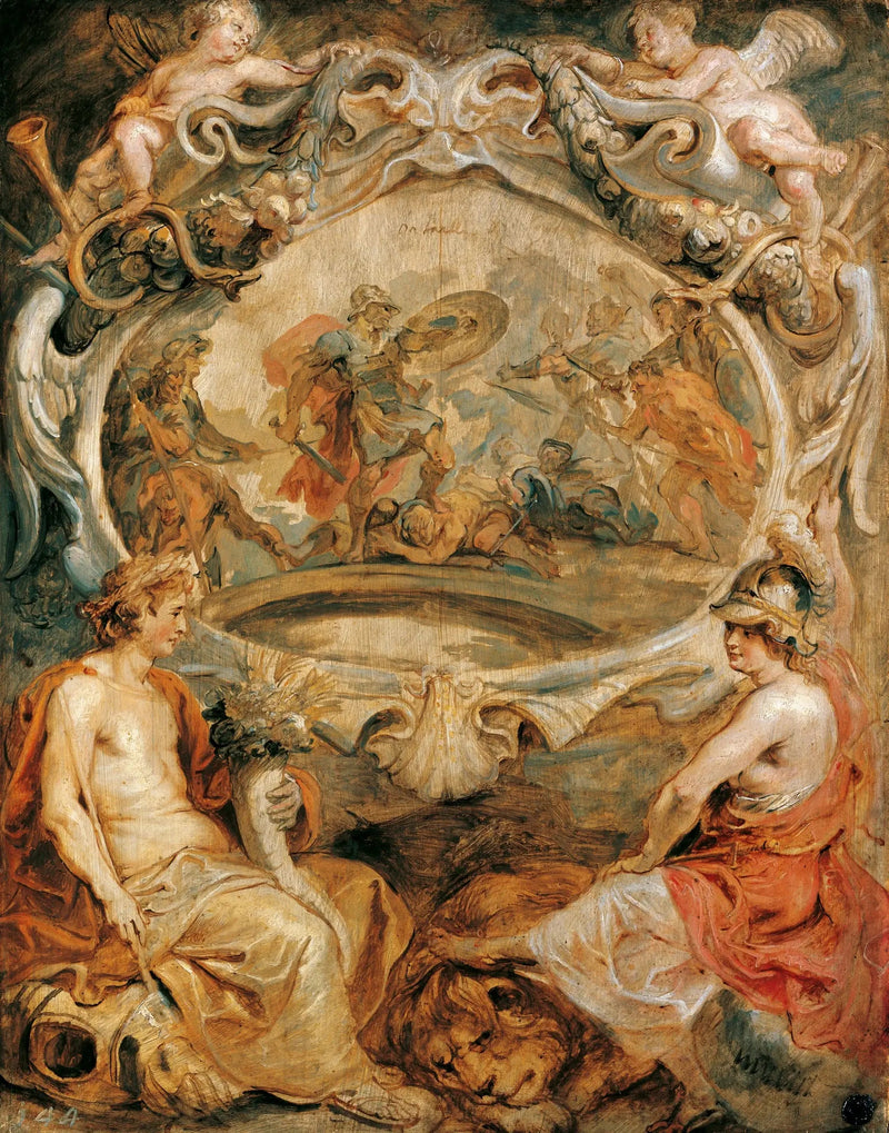 Der Sieg von Heinrich IV. in Coutras - Peter Paul Rubens