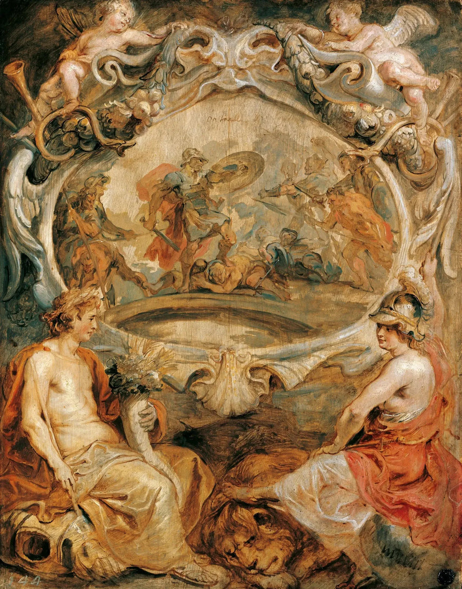 Der Sieg von Heinrich IV. in Coutras - Peter Paul Rubens