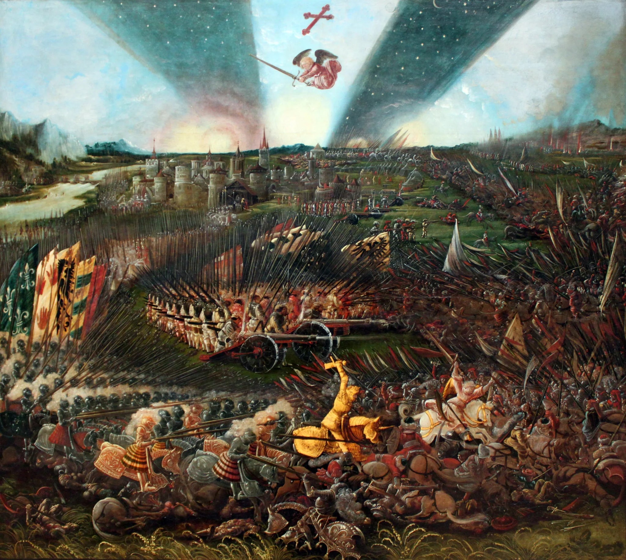 La Victoire de Charlemagne - Albrecht Altdorfer image 1 copie peinte à la main à l’huile