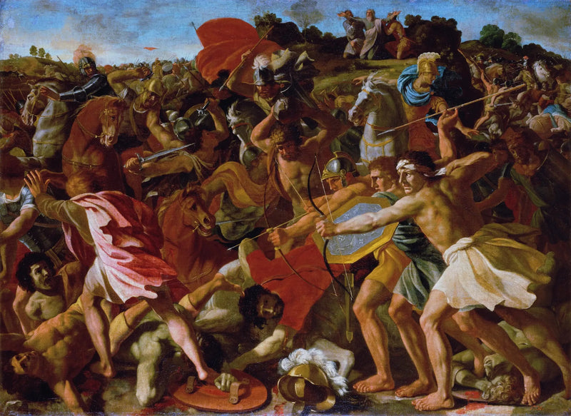 Der Sieg Josuas über die Amalekiter - Nicolas Poussin