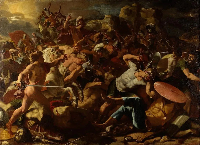 Josuas Sieg über die Amoriter - Nicolas Poussin