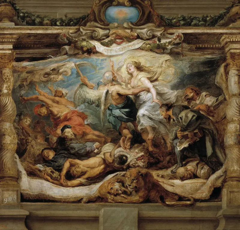 Der Sieg der Wahrheit über die Häresie - Peter Paul Rubens
