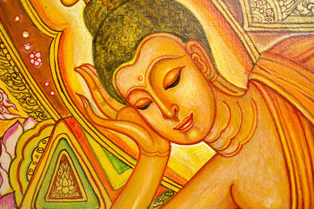 La Vie de Bouddha | 240 x 180 cm Reproductions de tableaux à la peinture à l’huile