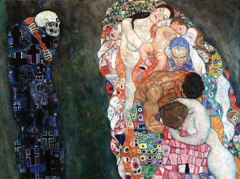 Das Leben und der Tod - Gustav Klimt