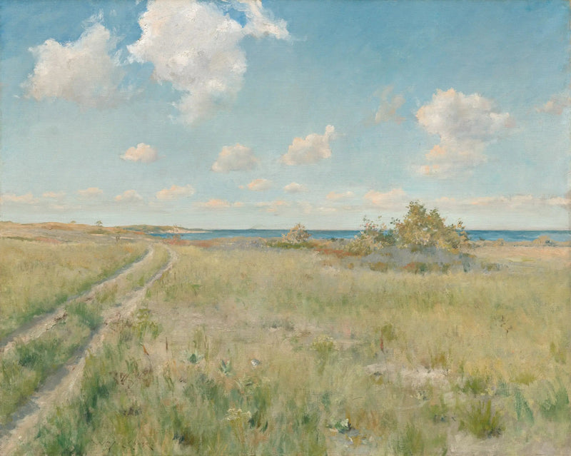 Die alte Straße zum Meer - William Merritt Chase