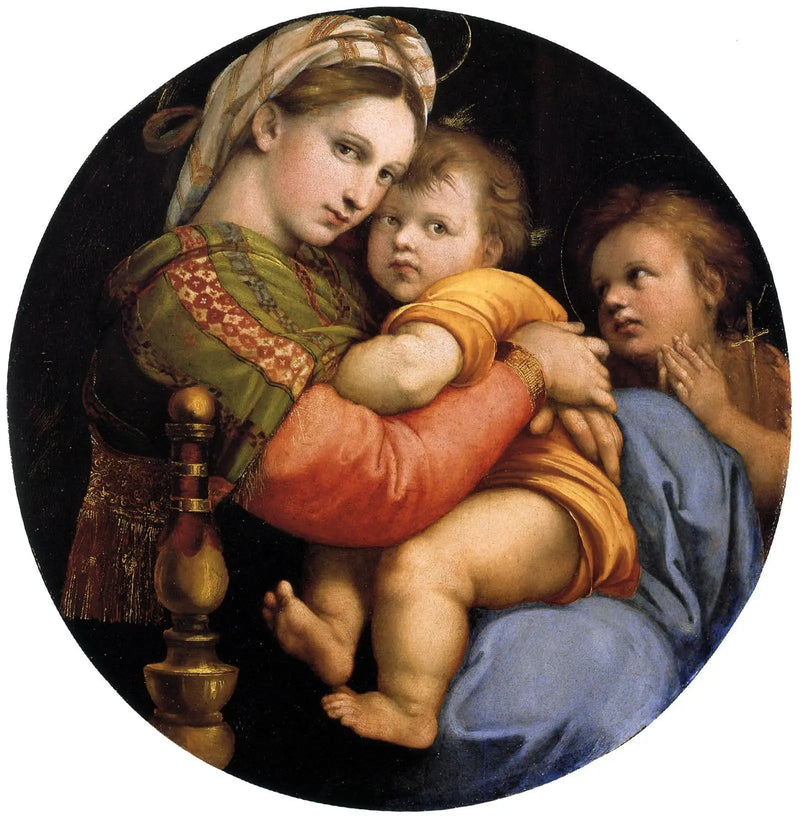 Die Jungfrau am Stuhl - Raphael Sanzio