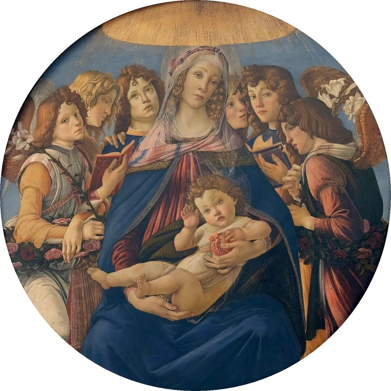 Die Jungfrau mit dem Granatapfel - Sandro Botticelli