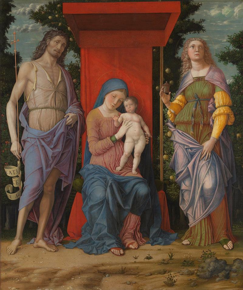 Die Jungfrau mit dem Kind - Andrea Mantegna