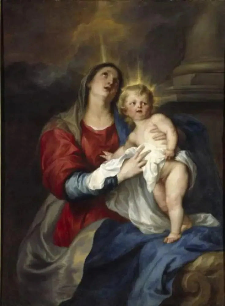 Die Jungfrau mit dem Kind - Antoine van Dyck
