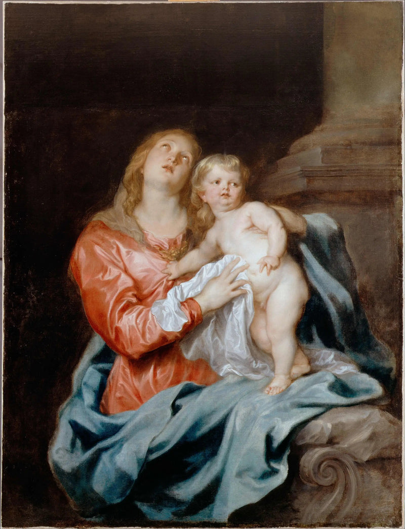 Die Jungfrau mit dem Kind - Antoine van Dyck