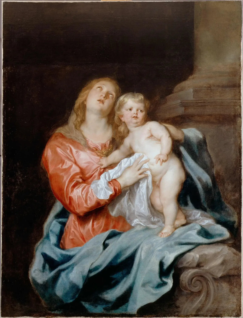 Die Jungfrau mit dem Kind - Antoine van Dyck
