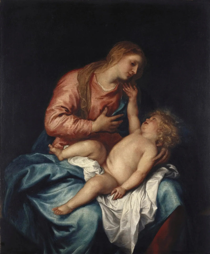 Die Jungfrau mit dem Kind - Antoine van Dyck