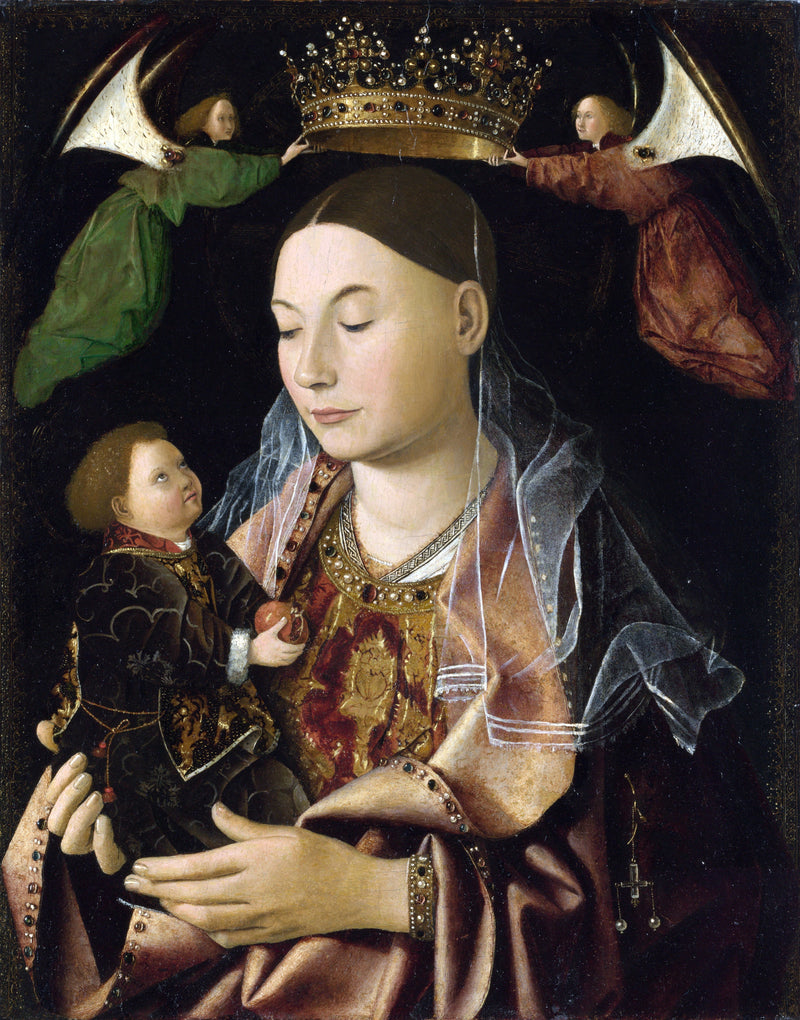 Die Jungfrau mit dem Kind - Antonello aus Messina