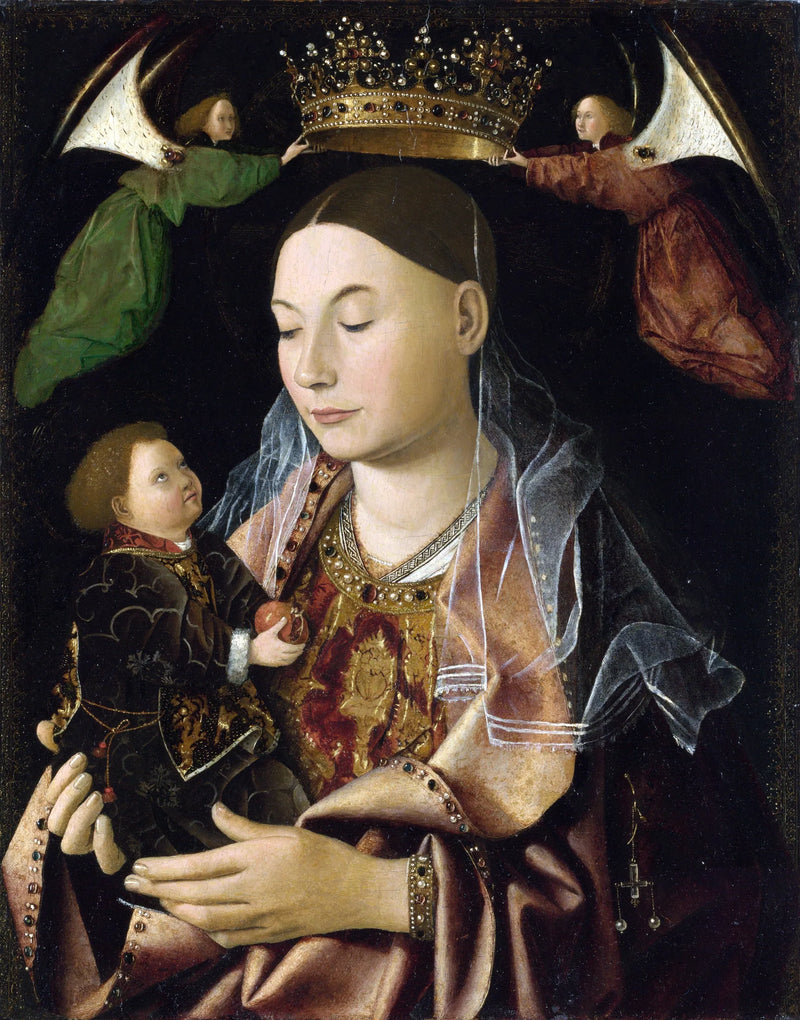 Die Jungfrau mit dem Kind - Antonello aus Messina