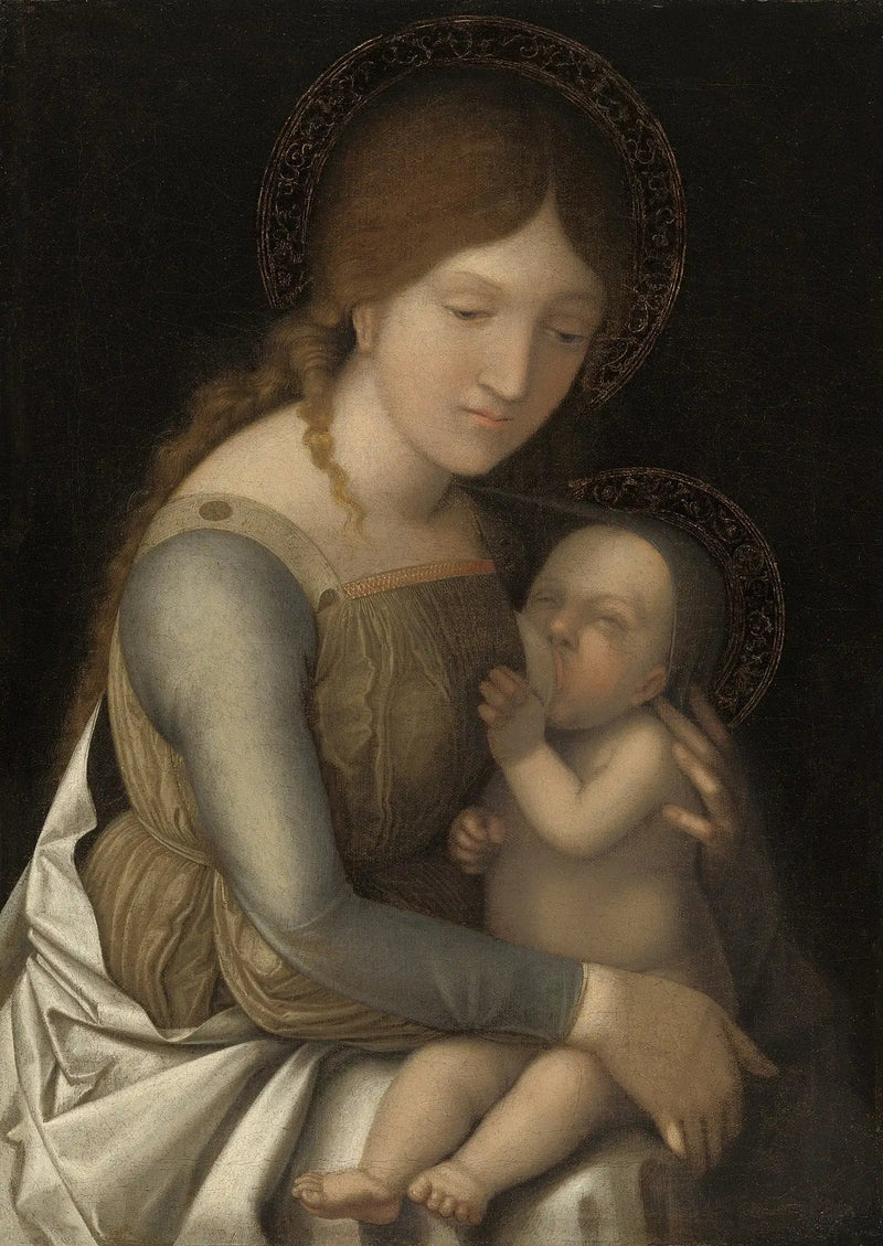 Die Jungfrau mit dem Kind - Antonio da Correggio