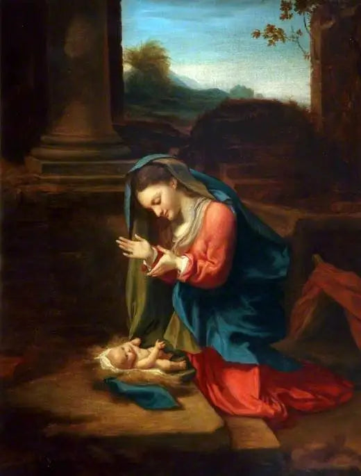 Die Jungfrau mit dem Kind - Antonio da Correggio