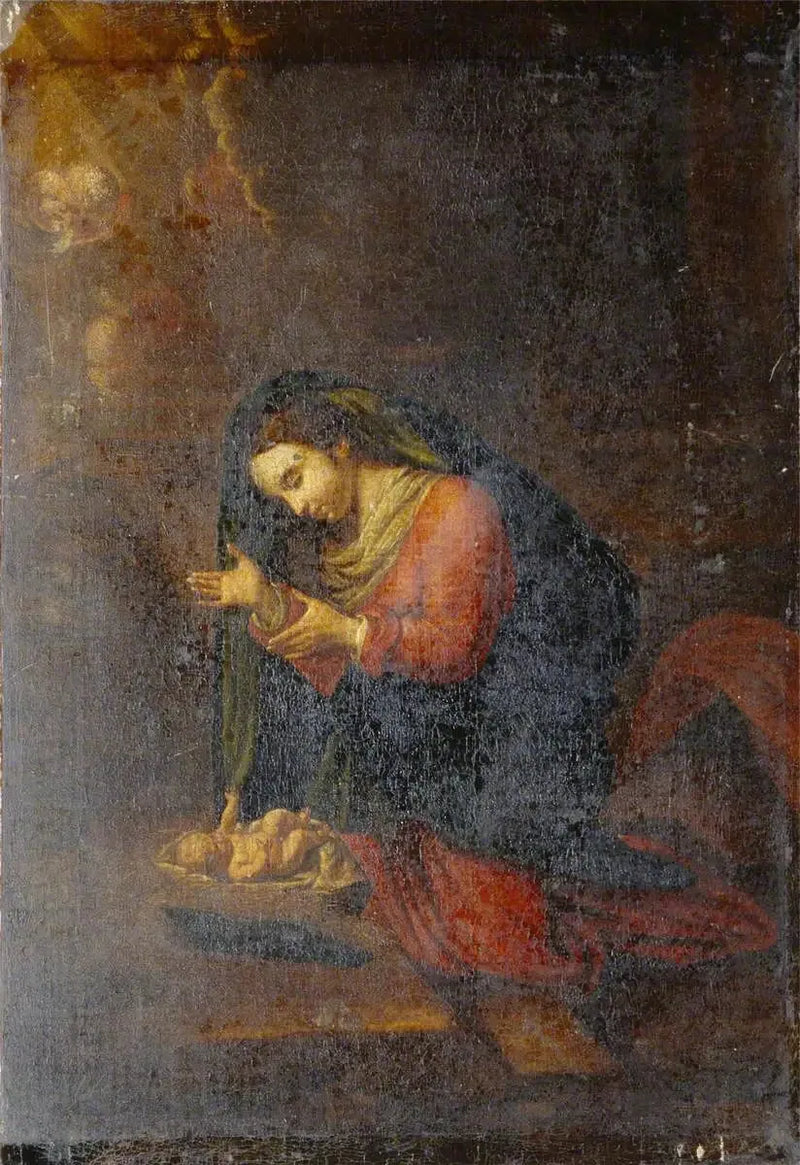 Die Jungfrau mit dem Kind - Antonio da Correggio