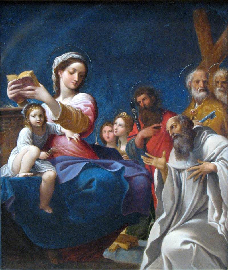 Die Jungfrau mit dem Kind und Heiligen - Ludovico Carracci