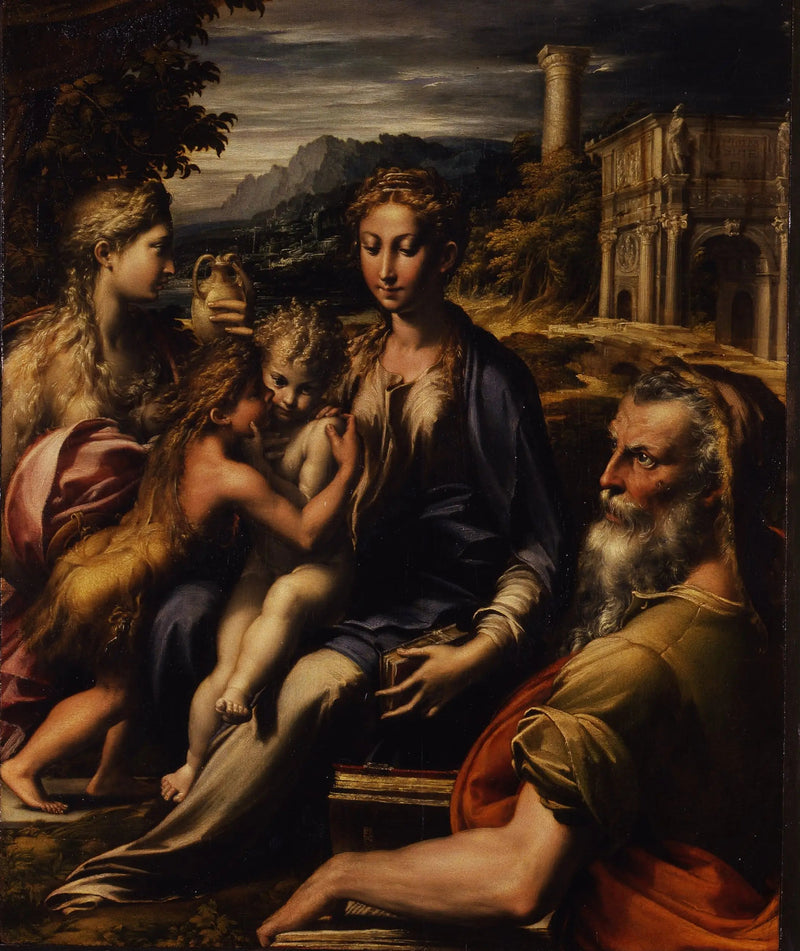 Die Jungfrau mit dem Kind und Heiligen - Parmigianino
